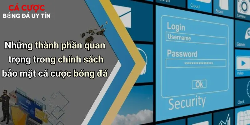 Những thành phần quan trọng trong chính sách bảo mật cá cược bóng đá
