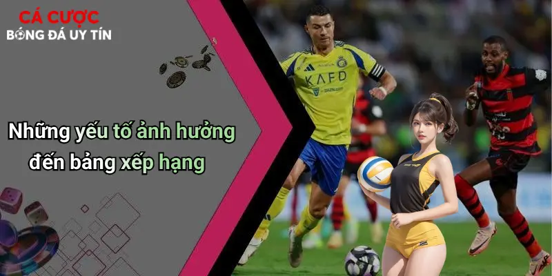 Những yếu tố ảnh hưởng đến bảng xếp hạng