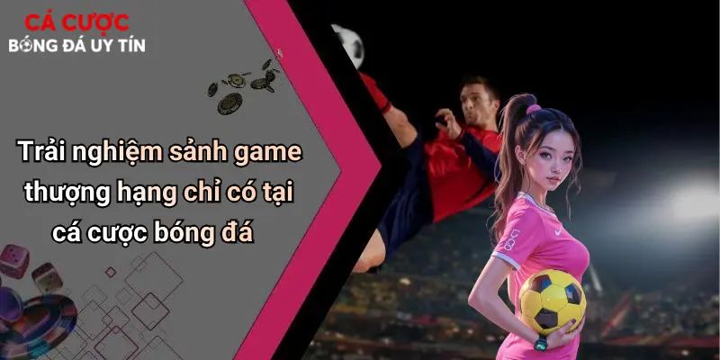 Trải nghiệm sảnh game thượng hạng chỉ có tại cá cược bóng đá
