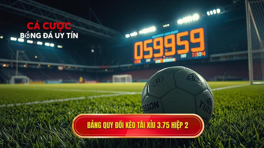 Bảng quy đổi kết quả Kèo tài xỉu 3.75 hiệp 2