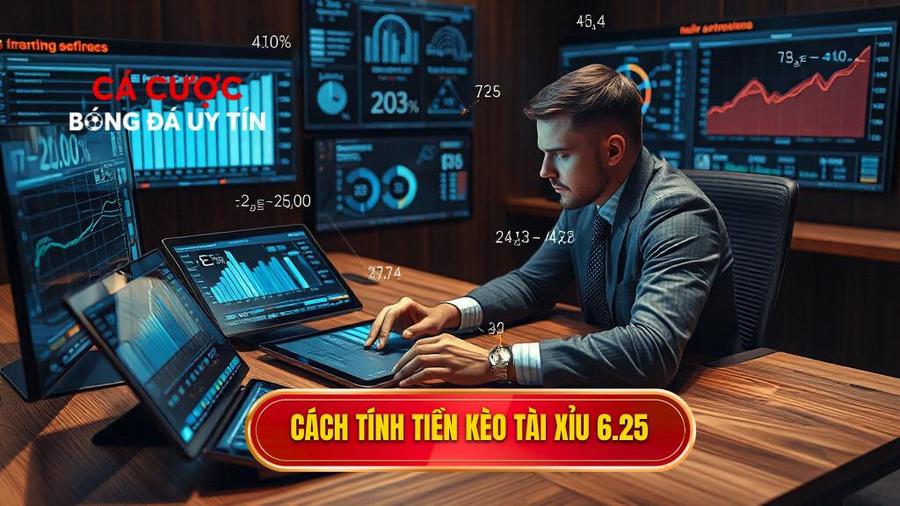 Cách đọc và tính tiền kèo tài xỉu 6.25 chi tiết nhất