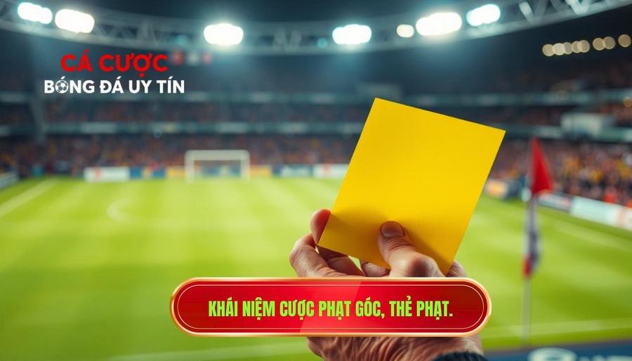 1. Khái niệm cược phạt góc, thẻ phạt.