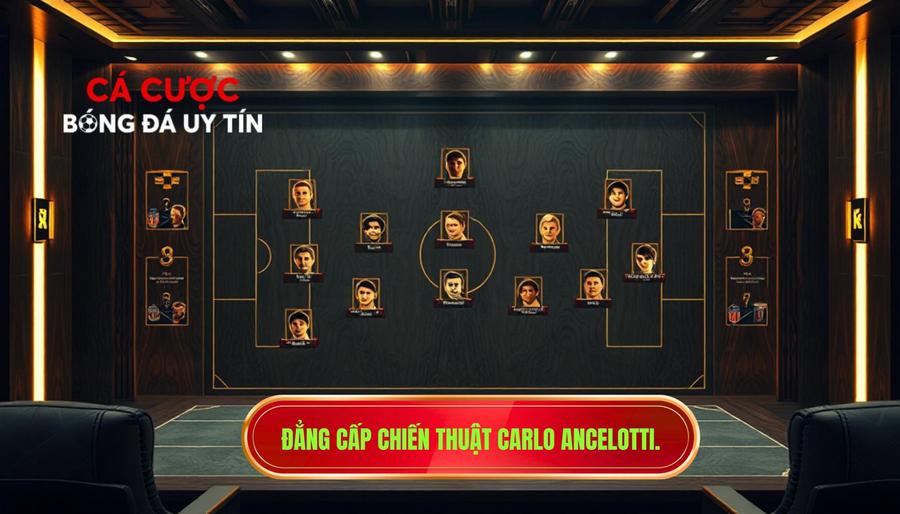 Đẳng cấp chiến thuật Carlo Ancelotti.